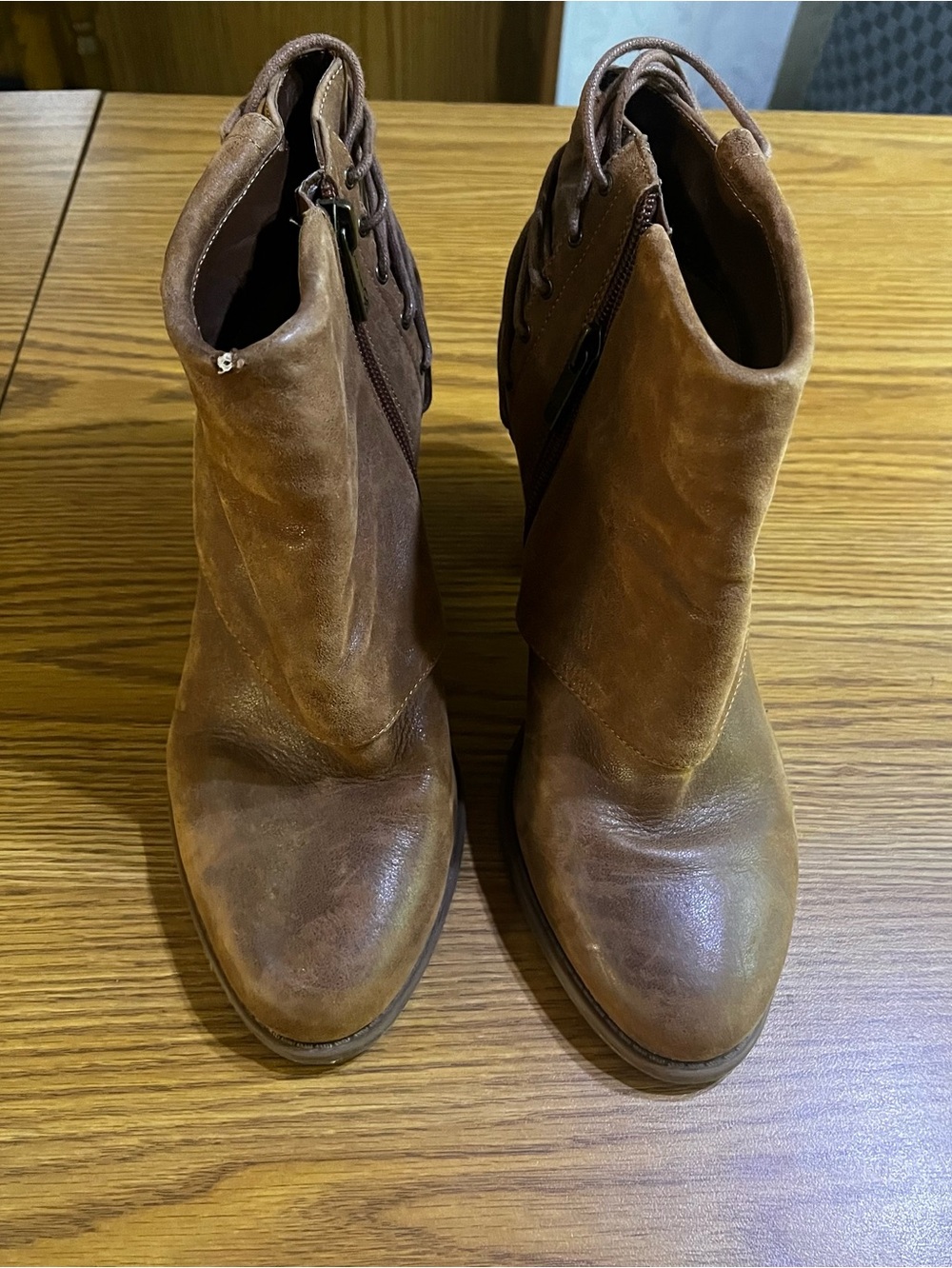 Jessica Simpson Brown Suede Ankle Boots - Classic Comfort Size 8